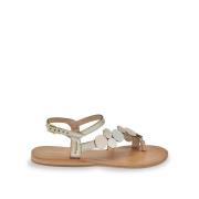 Sandalen in leer met teenstukje Holly