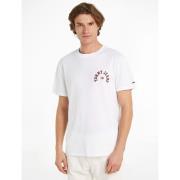 T-shirt met ronde hals en korte mouwen