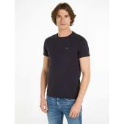 Slim T-shirt met ronde hals