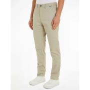 Slim chino broek in twill