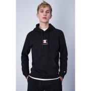 Hoodie met gecentreerd logo