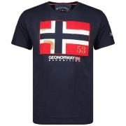 T-shirt met korte mouwen en ronde hals J-newflag