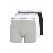 Set van 3 lange boxershorts, modern cotton