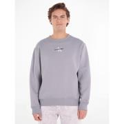 Sweater met ronde hals, mono logo