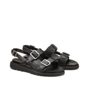 Sandalen in leer Neosummer, gespen