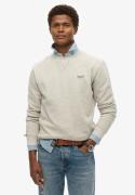 Sweater met ronde hals en logo Essential