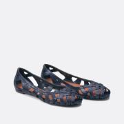 Leren ballerina's met ajour Deray