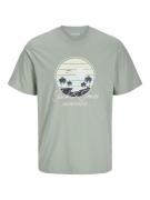 T-shirt met ronde hals en logo