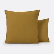 Effen kussensloop in gewassen katoen, Scenario