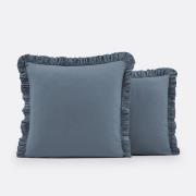 Kussensloop met volant in gewassen katoen, Scenario