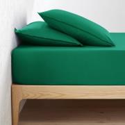 Effen hoeslaken in gewassen katoen, omslag 30 cm, Scenario