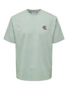 Los T-shirt met ronde hals