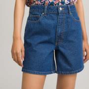 Short in denim van bio katoen
