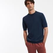 T-shirt in tricot met ronde hals