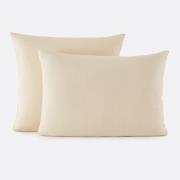 Dubbelzijdige kussensloop in gewassen linnen en gewassen katoen, Annab...