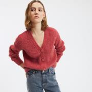 Vest met V-hals, mixed alpaca, Signature GILDAS