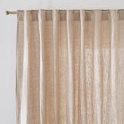 Gewassen linnen gordijn met verborgen lussen Onega