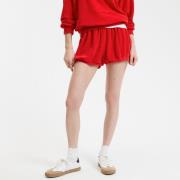 Short in badstof, elastische tailleband