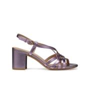Sandalen met hak, leer, Virnilisa 65