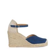 Espadrilles met sleehak, suèdine Gelsa