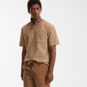 T-shirt met ronde hals en korte mouwen, marine strepen