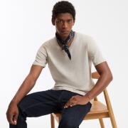 T-shirt met V-hals en korte mouwen