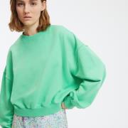 Kort, loszittend sweatshirt met ronde hals