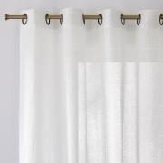 Glasgordijn in linnen met oogjes, Onega