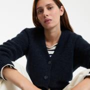Vest met V-hals, mixed alpaca, Signature GILDAS