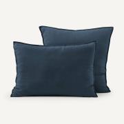 Kussensloop in gewassen linnen, Elina