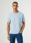 T-shirt met ronde hals en geborduurd logo