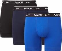 Set van 3 effen boxershorts, stretchkatoen