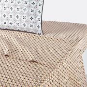 Plat laken in katoen, Teyben