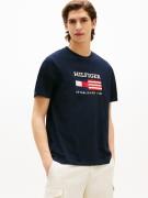 T-shirt met korte mouwen en vlag