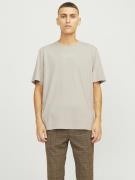 T-shirt met ronde hals.