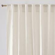 Linnen gordijn afgewerkt met verdekte lussen, Elba