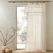 Glasgordijn in linnen voile, Lutz