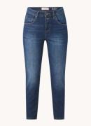 Marc O'Polo Mid waist tapered cropped jeans met stretch