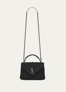 Saint Laurent College Medium crossbodytas van kalfsleer