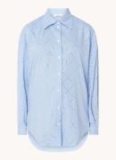 Sandro Janeiro blouse met streepprint en strass