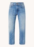 L.K.Bennett Fara high waist slim fit cropped jeans met medium wassing