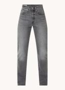 Levi's 501 high waist straight leg jeans met gekleurde wassing