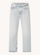 Tommy Hilfiger Eli high waist straight leg cropped jeans met lichte wa...