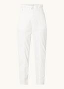 ba&sh Omny high waist tapered fit cropped jeans met stretch