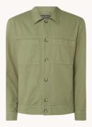 Marc O'Polo Regular fit overshirt in linnenblend
