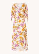 Fabienne Chapot Hannah maxi wikkeljurk met bloemenprint en strikceintu...