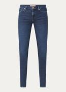 7 For All Mankind Roxanne mid waist skinny jeans met donkere wassing