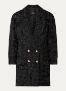 Anine Bing Katharine mini blazerjurk van tweed met lurex