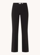 Rosner Audrey high waist flared fit pantalon met siernaad