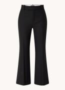 Maje High waist loose fit pantalon in wolblend